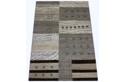 100% wełna gruby dywan Gabbeh Indie Luksusowy 170x240cm brązowy beż