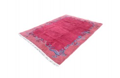 Salonowy wielki dywan ręcznie tkany 250x350cm oryginalny Nepal premium czerwony