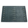Wełna i wiskoza gruby dywan handloom z indii zielony 120x180cm