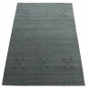 Wełna i wiskoza gruby dywan handloom z indii zielony niebieski 190x270cm