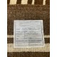 Beżowy ekskluzywny dywan Gabbeh Loribaft Indie w brązowe pasy 120x180cm 100% wełniany