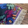 Kolorowy niezwykły dywan ręcznie tkany  70x140cm nepal premium indie