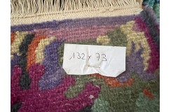 Kolorowy niezwykły dywan ręcznie tkany  70x140cm nepal premium indie