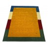 Kolorowy ekskluzywny dywan Gabbeh Loribaft Indie 170x240cm 100% wełniany pomarańczowo-żółty