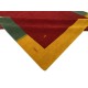 Kolorowy ekskluzywny dywan Gabbeh Loribaft Indie 200x250cm 100% wełniany czerwony