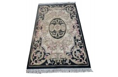 Przepiękny wełniany dywan org. Aubusson Chiny wełna rzeźbiony 160x230