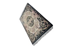 Przepiękny wełniany dywan org. Aubusson Chiny wełna rzeźbiony 160x230