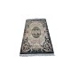 Piękny dywan Aubusson Habei ręcznie tkany z Chin 160x230cm 100% wełna przycinany rzeźbiony czarny i kontrastowy beżowy