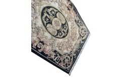 Przepiękny wełniany dywan org. Aubusson Chiny wełna rzeźbiony 160x230
