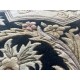 Piękny dywan Aubusson Habei ręcznie tkany z Chin 160x230cm 100% wełna przycinany rzeźbiony czarny i kontrastowy beżowy