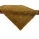 Gładki 100% wełniany dywan Gabbeh Handloom brązowy 170x240cm etniczne wzory