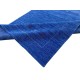 Gładki 100% wełniany dywan Gabbeh Handloom niebieski 170x240cm etniczne wzory