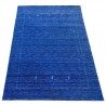 100% wełna gruby dywan handloom z indii niebieski 170x240cm