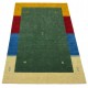 Zielony ekskluzywny dywan Gabbeh Loribaft Indie 140x200cm 100% wełniany