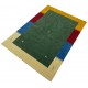Zielony ekskluzywny dywan Gabbeh Loribaft Indie 140x200cm 100% wełniany