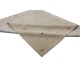Gładki 100% wełniany dywan Gabbeh Handloom beżowy 250x300cm elikatne wzory