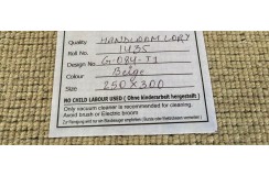 100% wełna gruby dywan handloom z indii beżowy 250x300cm