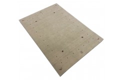 100% wełna gruby dywan handloom z indii beżowy 250x300cm
