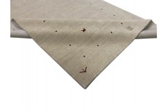 100% wełna gruby dywan handloom z indii beżowy 250x300cm