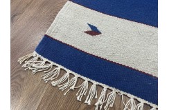Solidny wełniany kilim Durry w nowoczesnych kolorach 100% wełna ręczny