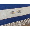 Solidny wełniany kilim Durry w nowoczesnych kolorach 100% wełna ręczny