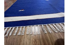 Solidny wełniany kilim Durry w nowoczesnych kolorach 100% wełna ręczny