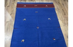 Solidny wełniany kilim Durry w nowoczesnych kolorach 100% wełna ręczny