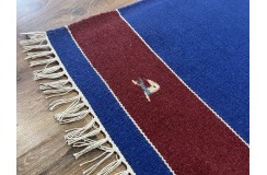 Solidny wełniany kilim Durry w nowoczesnych kolorach 100% wełna ręczny