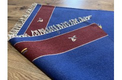 Solidny wełniany kilim Durry w nowoczesnych kolorach 100% wełna ręczny
