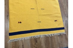Solidny wełniany kilim Durry w nowoczesnych kolorach 100% wełna ręczny
