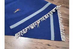 Solidny wełniany kilim Durry w nowoczesnych kolorach 100% wełna ręczny