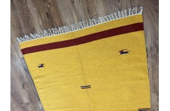 Solidny wełniany kilim Durry w nowoczesnych kolorach 100% wełna ręczny