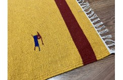 Solidny wełniany kilim Durry w nowoczesnych kolorach 100% wełna ręczny