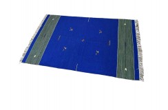 Solidny wełniany kilim Durry w nowoczesnych kolorach 100% wełna ręczny