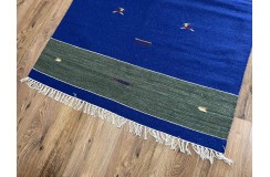 Solidny wełniany kilim Durry w nowoczesnych kolorach 100% wełna ręczny