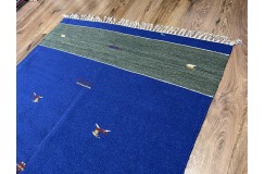 Solidny wełniany kilim Durry w nowoczesnych kolorach 100% wełna ręczny
