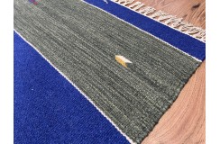 Solidny wełniany kilim Durry w nowoczesnych kolorach 100% wełna ręczny