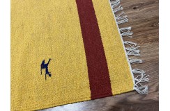 Solidny wełniany kilim Durry w nowoczesnych kolorach 100% wełna ręczny