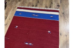 Solidny wełniany kilim Durry w nowoczesnych kolorach 100% wełna ręczny