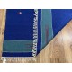 Kolorowy, nowoczesny 100% wełniany kilim Gabbeh - dywan dwustronny ręcznie tkany 120x180cm niebieski
