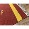 Solidny wełniany kilim Durry w nowoczesnych kolorach 100% wełna ręczny