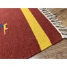 Solidny wełniany kilim Durry w nowoczesnych kolorach 100% wełna ręczny