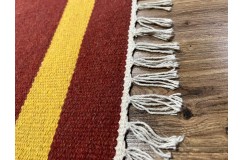 Solidny wełniany kilim Durry w nowoczesnych kolorach 100% wełna ręczny