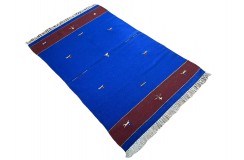 Solidny wełniany kilim Durry w nowoczesnych kolorach 100% wełna ręczny