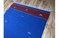 Solidny wełniany kilim Durry w nowoczesnych kolorach 100% wełna ręczny