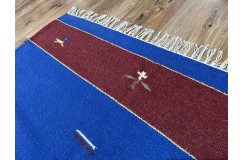 Solidny wełniany kilim Durry w nowoczesnych kolorach 100% wełna ręczny