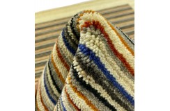 Beżowo szary ekskluzywny dywan Gabbeh Loribaft Indie 120x180cm 100% wełniany