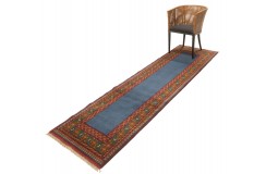 Wełniany dywan afgański chodnik 80x290cm ręcznie tkany 100% wełna