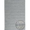 Dwukolorowy kilim Durry 100% wełniany dywan płasko tkany 140x200cm dwustronny Indie