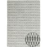 Dwukolorowy kilim Durry 100% wełniany dywan płasko tkany 140x200cm dwustronny Indie